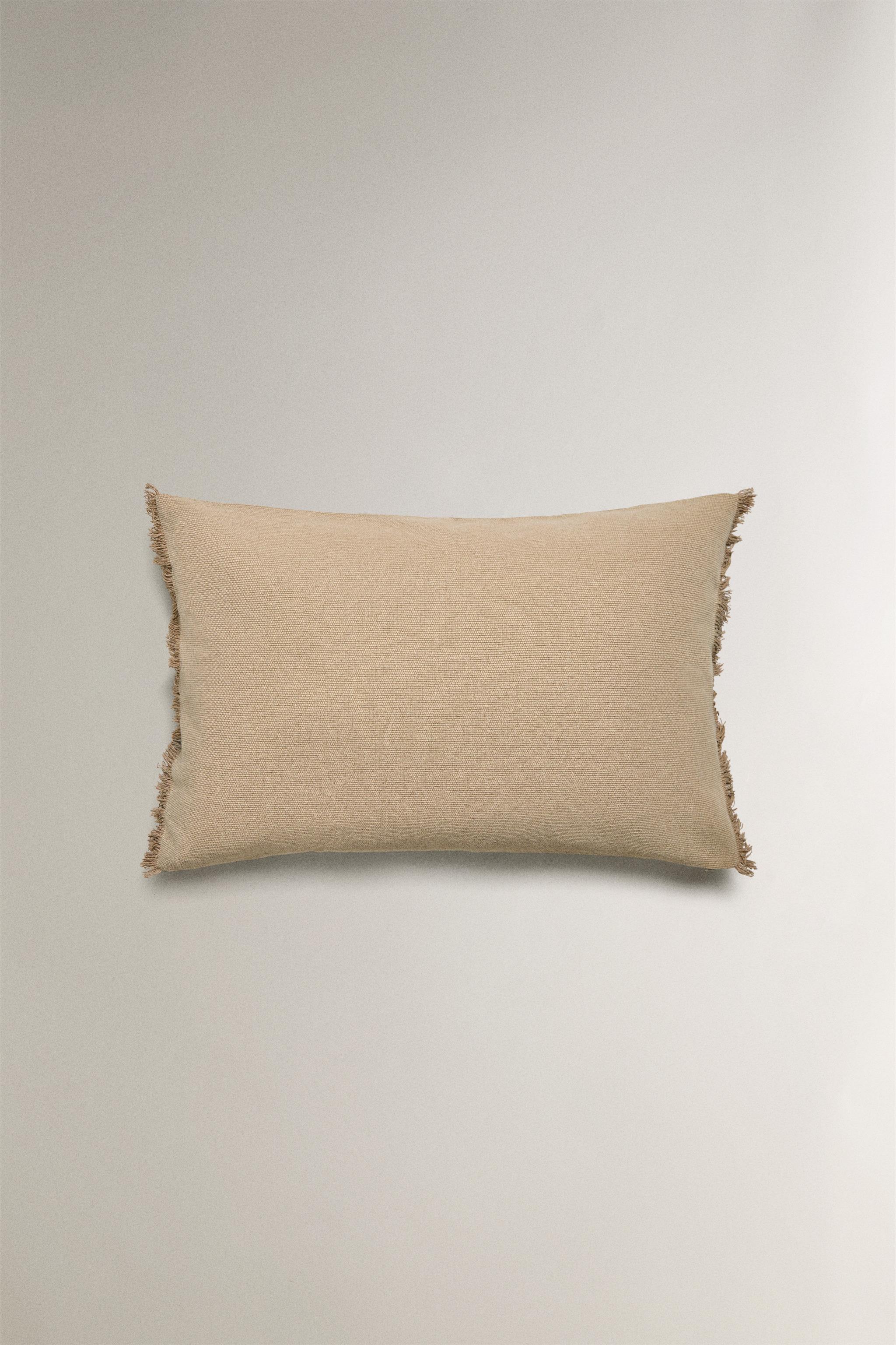 HOUSSE DE COUSSIN FRANGES